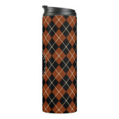 Monogram Argyle Coffee Tumbler Thermosbeker (Geroteerd rechts)