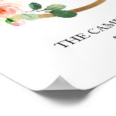 Monogram Art Print, Letter C, Wedding, Nursery Poster (Hoek)