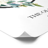 Monogram Art Print, Letter O, Wedding, Nursery Poster (Hoek)