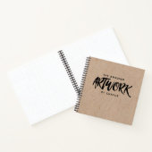 Monogram Artist Sketchbook Notitieboek (Binnen)