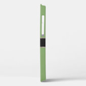 Monogram Asparagus Kleurachtergrond Case-Mate iPhone Case (Achterkant / Links)