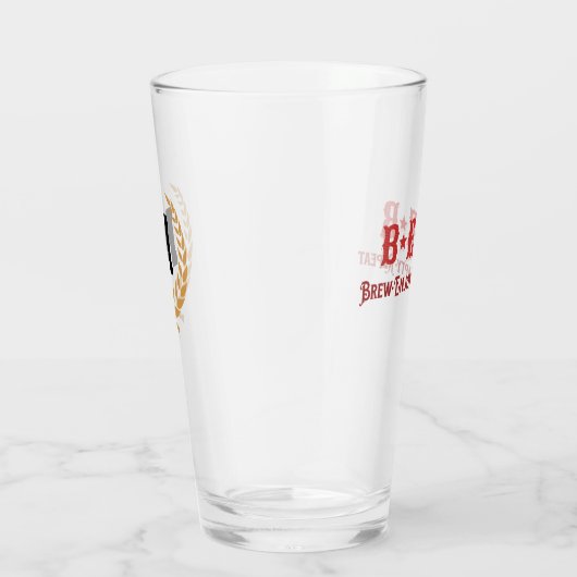 Monogram "B*E*E*R" Glas (Rechts)