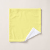 Monogram B geel Bad Handdoek (Wasdoekje)