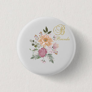 Monogram B Ronde Button 3,2 Cm