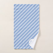 Monogram Baby Blue Bad Handdoek (Handdoek)