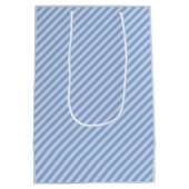 Monogram Baby Blue Medium Gift Bag Cadeauzakje (Achterkant)