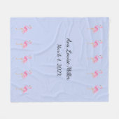 Monogram baby fleece deken (Voorkant (Horizontaal))
