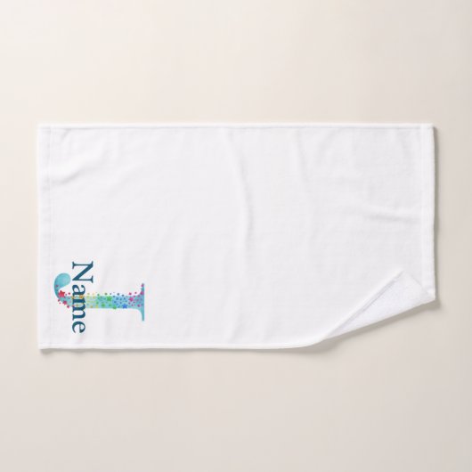 Monogram badgeset met letter J Bad Handdoek (Handdoek)
