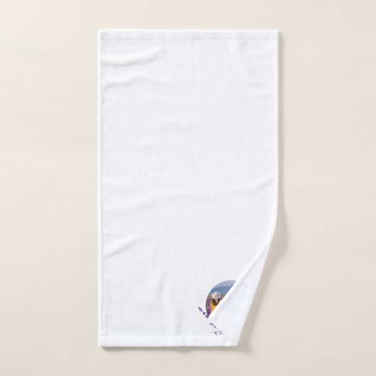 Monogram badhanddoekenset lavendel bad handdoek (Handdoek)