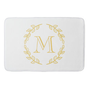 monogram badmat