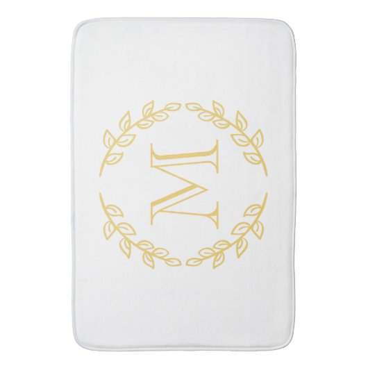  monogram badmat (Voorkant Verticaal)