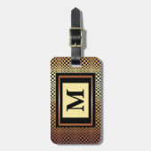 Monogram Bagagelabel (Voorkant verticaal)