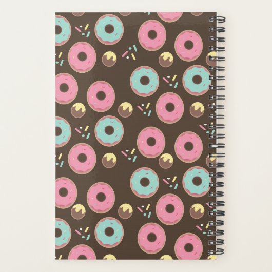 Monogram Bakery Donut Frosted Sprinkles Mix Planner (Achterkant)