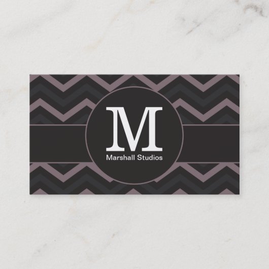 Monogram Band Visitekaartje (Voorkant)