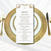  Monogram Barok Wedding Menu