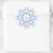 Monogram.Barokelement. Ronde Sticker (Tas)