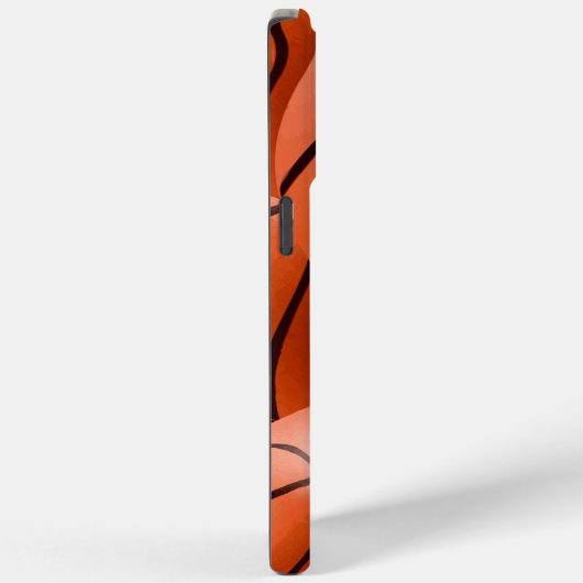 Monogram Basketball iPhone Case (Achterkant / Rechts)