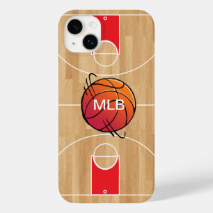 Monogram Basketball op basketbalwedstrijd Case-Mate iPhone 14 Plus Hoesje
