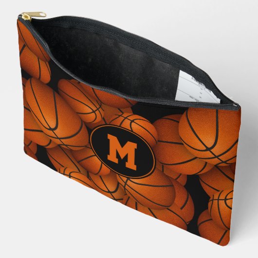 Monogram basketballen patroon etui (Open)