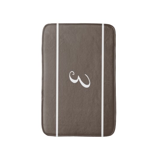 Monogram Bath Mat (Voorkant Verticaal)