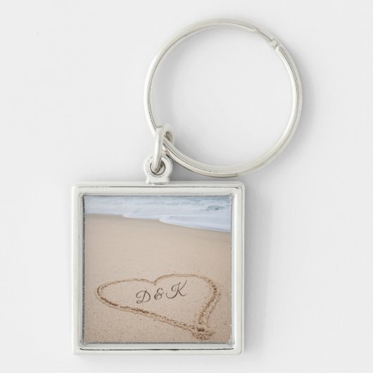 Monogram | Beach Love I Sleutelhanger (Voorkant)