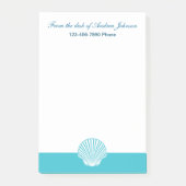 Monogram Beach Sticky Note Pads (Voorkant)