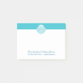 Monogram Beach Thema Post-it® Notes (Voorkant)