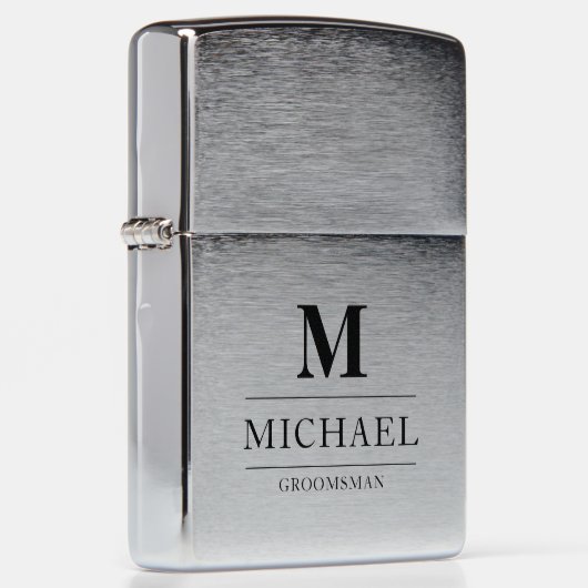 Monogram Beginletters Bruidsjonkers Geschenken Mod (Rechts)