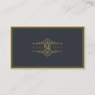 Monogram Beginletters Onderscheidend Persoonlijk G Visitekaartje