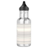 Monogram beige strepen waterfles (Rechts)