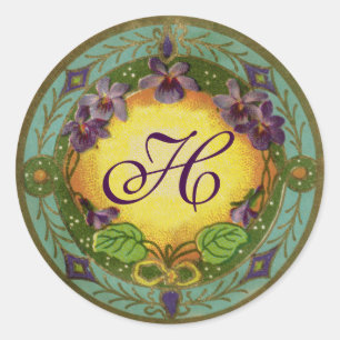 Monogram Belle Epoch Franse Violet Perfume Sticker