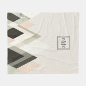 Monogram | Bergen boven bergen III Fleece Deken (Voorkant (Horizontaal))