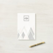 Monogram | Bergen boven bergen III Post-it® Notes (Op bureau)