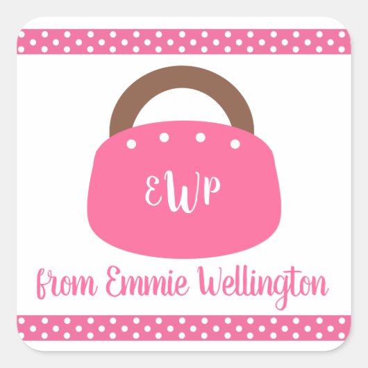 Monogram Bermuda Bag Gepersonaliseerde Stickers (Voorkant)