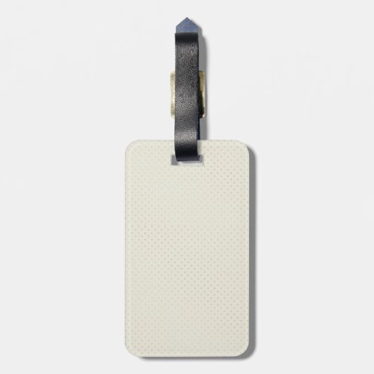 Monogram BEST MAN Groomsmen Groomsman Fleurdelis Bagagelabel (Achterkant verticaal)