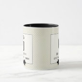 Monogram BEST MAN Groomsmen Groomsman Fleurdelis Mok (Midden)