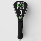 Monogram 'beste vader op vader' golfheadcover (Voorkant)