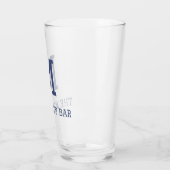 Monogram bier glas (Links)