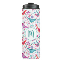 Monogram Bird Waterverf