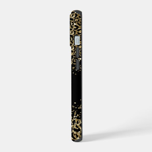 Monogram Black Gold Empreinte de léopard élégant c (Côté gauche)