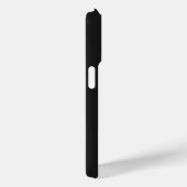 Monogram Black Gold | Moderne minimalistische lega Case-Mate iPhone Hoesje (Back / Right)