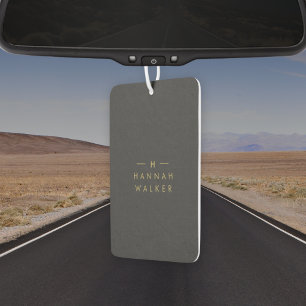 Monogram Black Gold   Moderne minimalistische lega Luchtverfrisser