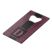 Monogram Black/Rose sangria Pinstripe (Devant Angle)
