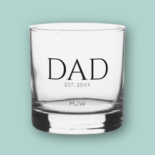 Monogram Black Vader Typografie Whisky Glas