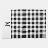 Monogram Black White Buffalo Pset Bath Theedoek (Horizontaal)