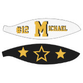 Monogram Black, White en Gold Basketbal (Panelen)