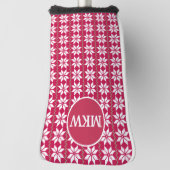 Monogram Blade Putter Gepersonaliseerd Hoofd Hoesj Golfheadcover (Draai 90)