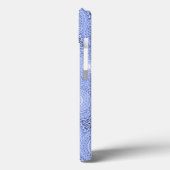 Monogram blauwe cirkels patroon Hoesje-Mate iPhone Case-Mate iPhone Case (Achterkant / Links)