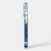 Monogram blauwe oceaan pluizige wolken Case-Mate iPhone case (Achterkant / Links)