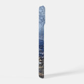 Monogram blauwe oever iPhone 15 hoesje (Rechterkant)